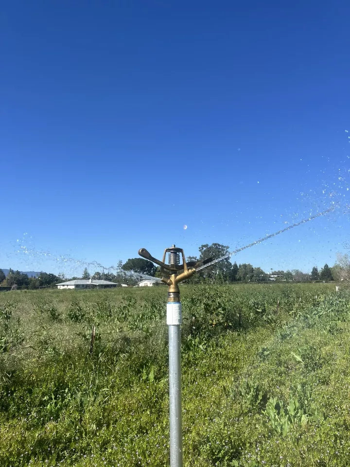 Heavy Duty Tripod W/ Longest Throw Brass Impact Sprinkler