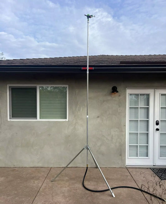 Wildfire Defensible Space Roof Top and Vegetation Commercial Tripod Sprinkler.