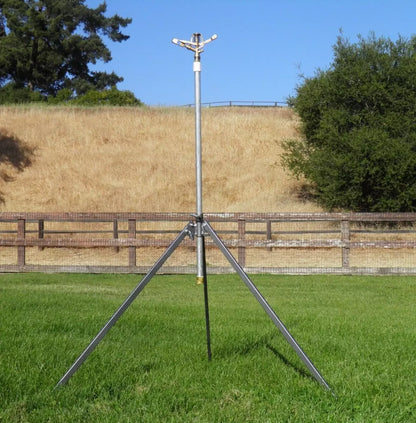 Heavy Duty Tripod W/ Longest Throw Brass Impact Sprinkler
