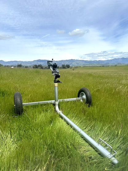 1.5" Big Yuzuak Impact Sprinkler & Wheeled Cart, Pasture, Arena, Farm 230ft