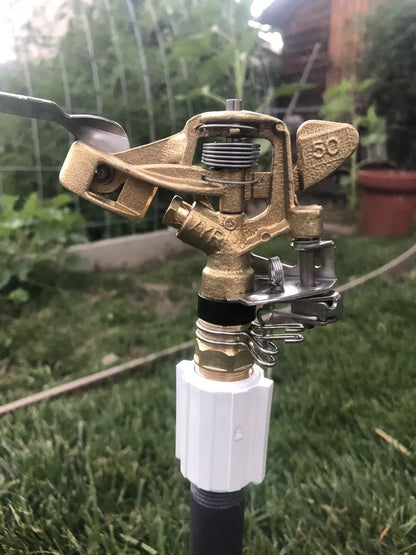 Pro Spike W/ Top Quality Brass Impact Sprinkler
