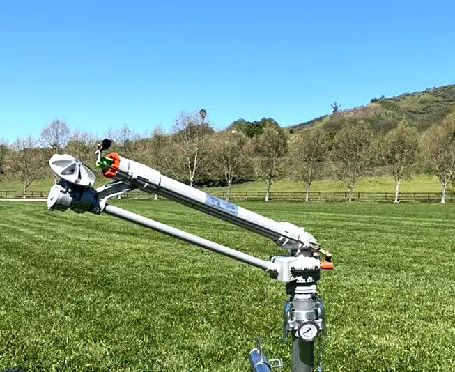 2" Yuzuak Jet 50T Big Gun Sprinkler & Wheeled Cart Pasture, Arena, Farm 300 FT