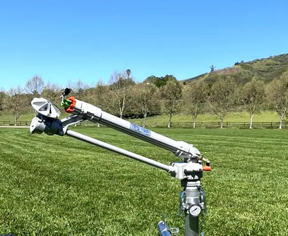 2" Yuzuak Jet 50T Big Gun Sprinkler & Wheeled Cart Pasture, Arena, Farm 300 FT