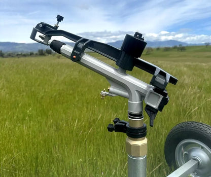 1.5" Big Yuzuak Impact Sprinkler & Wheeled Cart, Pasture, Arena, Farm 230ft